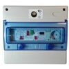 Cuadro eléctrico para piscina con enchufe