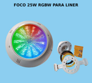FOCO LED RGBW 25W PARA PISCINA DE LINER MELPPA