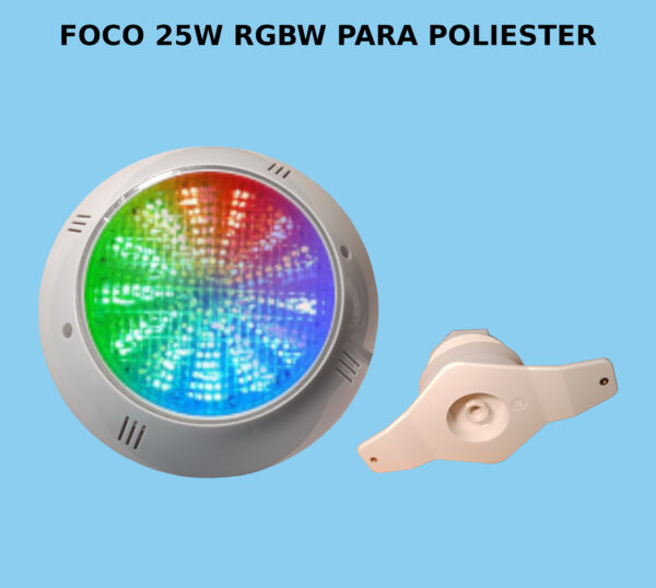 FOCO LED RGBW 25W PARA PISCINA DE POLIESTER MELPPA